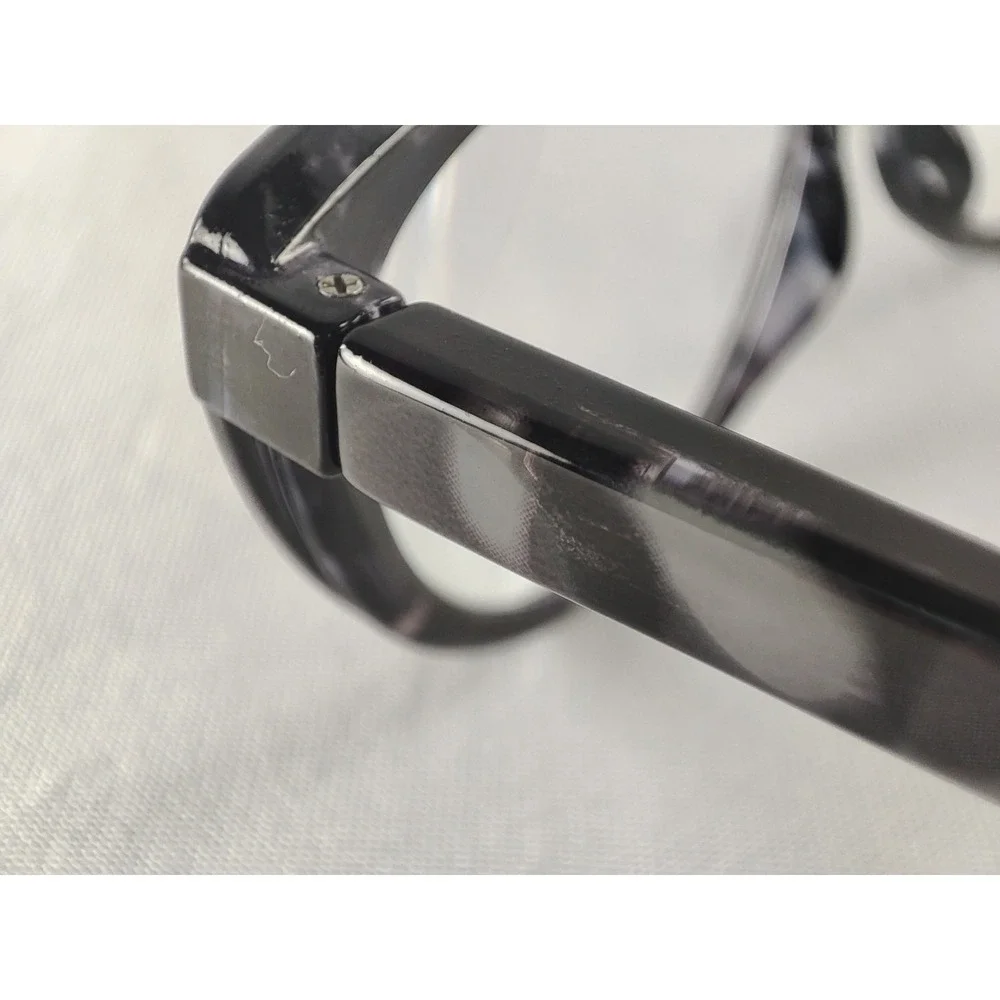 Jimmy Crystal New‎ York JCR468 Purple Marble Cat Eye Eyeglass Frames Swarovski